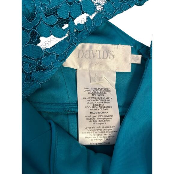 NWT David's Bridal Gown Style F19505 Oasis - Size 18 - Picture 4 of 16